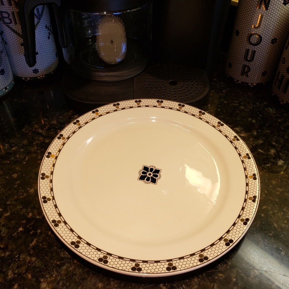 Anthropologie Bistro Collection Dinner Plates